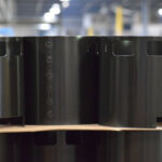 black e-coat finished product